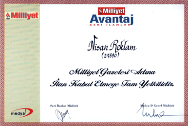 Milliyet Gazetesi İlan Yetki belgesi