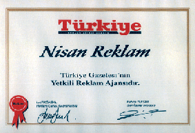 Türkiye Gazetesi İlan Yetki belgesi