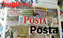 Bugünkü Posta gazetesi