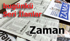 Bugünkü Zaman gazetesi ve seri ilan iş ve eleman sayfaları